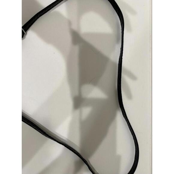 Hammitt Nash Small 2 Crossbody Wristlet Black Pebble Leather - Picture 7 of 9